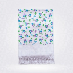 White Printed Soft Towel